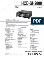 Manual Sony HCD-SH2000 (88 Páginas)