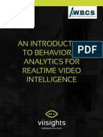 An Introduction to Behavioral Analytics for Realtime Video Intelligence