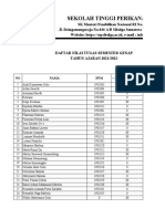 Nilai Uas PSP Ekologi A.19