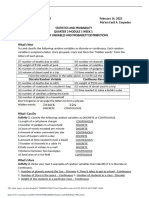 Statistics and Probability 1WK