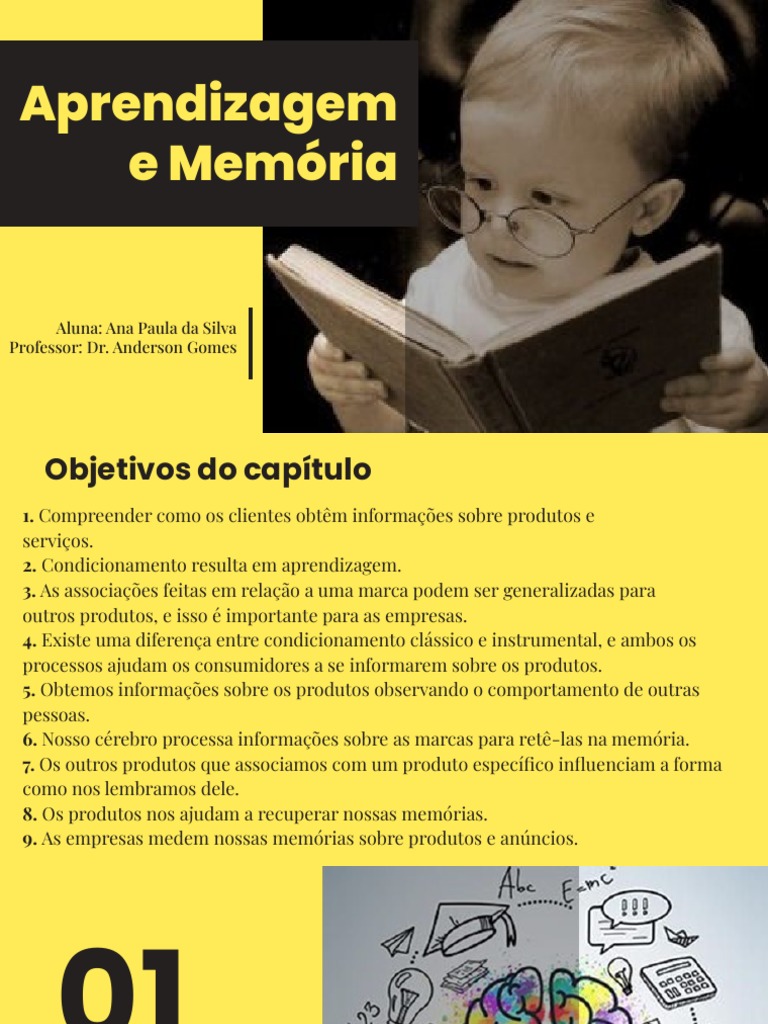 Apresentação Capítulo 6 - Aprendizagem e Memória | PDF | Aprendizado ...