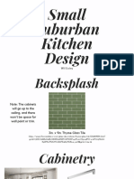 Small Suburban Kitchen Design