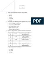 SOAL KIMIA ELEKTROLIT DAN REDOKS