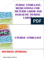 Drugs Affecting Labor and Delievery