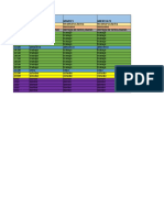 Horario semanal rutina diaria