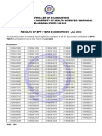 20230410112720knruhs - Examinations - Results of BPT First Year Regular Candidates