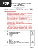 Maharashtra State Board of Technical Education (Autonomous) (ISO/IEC - 27001 - 2005 Certified) Winter - 2022 Examination Model Answer Subject: 22619