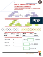 Demostramos Lo Aprendido en Razonamiento Matemático - Ficha Práctica