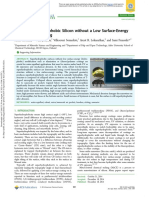 Robust Superhydrophobic Silicon Without A Low Surface-Energy Hydrophobic Coating