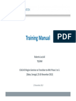 Training Manual: Roberta Luccioli To/Aim