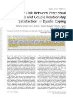 Coping Diádico, Satisfação Conjugal e Congruência Perceptiva