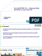 How To Upgrade To SAP BW 7.4 - Step-by-Step Instructions and What To Look Out For