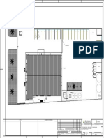 Planta da área externa de unidade administrativa