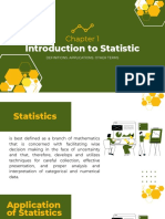 Introduction To Statistic: Definitions. Applications. Other Terms