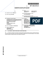 European Patent Application: (19) (11) (12) Published in Accordance With Art. 153 (4) EPC