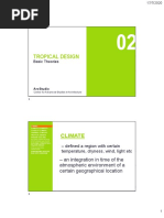 Tropical Design: Climate