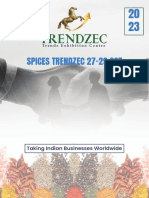 Spices Trendzec 27-29 Oct: Taking Indian Businesses Worldwide