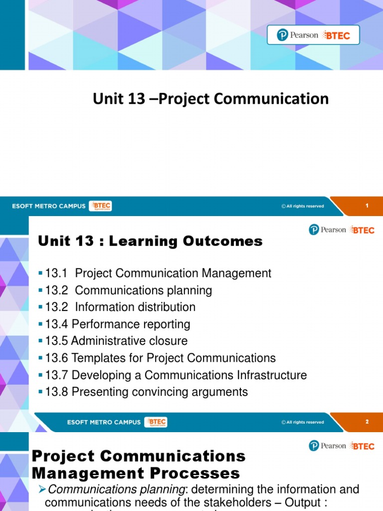 Project Communication Management Guide | PDF | Information | Communication