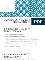 Chem. Lab Rules Signages Apparatus