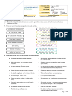 Colegio Cooperativo: 1. Une Con Una Línea Las Dos Partes de Cada Refrán