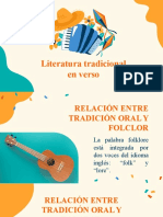 Literatura Tradicional en Verso V.2