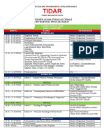 Rundown Tunas 1 Dan 2 PD TIDAR NTB