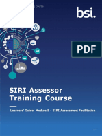 (SIRI Assessor Training) Module 5 - v2