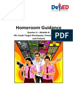 Homeroom Guidance: Quarter 4 - Module 8: 4Ps Youth Target (Participate, Preserve, Promote and Protect)