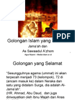 SINGKAT GOLONGAN ISLAM YANG SELAMAT