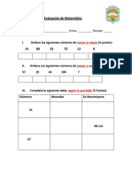 PRUEBA Matemática 