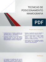 Slides Mamografia, DO e USG Aula 5 19-06 - Técnicas de Posicionamento