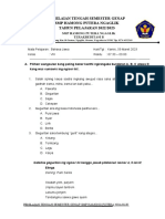 Soal PTS B Jawa Viii Semester 2 SMP