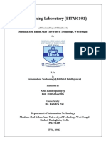 Programming Laboratory (BITAIC191) : Dr. Pabitra Pal