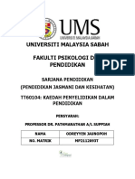 Universiti Malaysia Sabah Fakulti Psikologi Dan Pendidikan