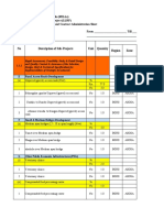 No Description of Sub-Projects Unit Quantity Administrative Location of Sub-Projects Region Zone