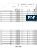 Registro de 1° de Sec