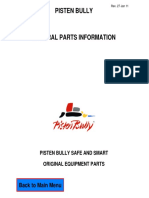 PISTEN BULLY GENERAL PARTS INFORMATION