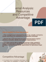 Chapter 3 - Internal Analysis - Resources and Competitive Advantage
