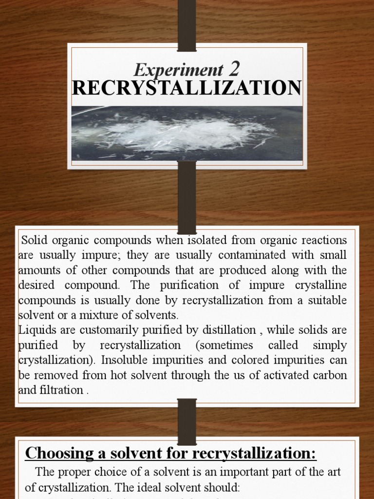 Recrystallization Guide for Chemists | PDF | Solvent | Solubility