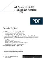 Langkah Selanjutnya Dan Petunjuk Pengerjaan Mapping KPI