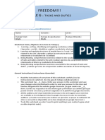 Unit 2: Freedom!!!: Tasks and Duties