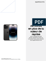 De Bonus en Plus de La Valeur de Reprise: Apple Iphone 14 Pro
