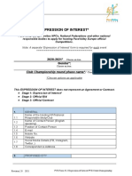 Form N 2 - Expression of Interest CLUBS 2021 2022