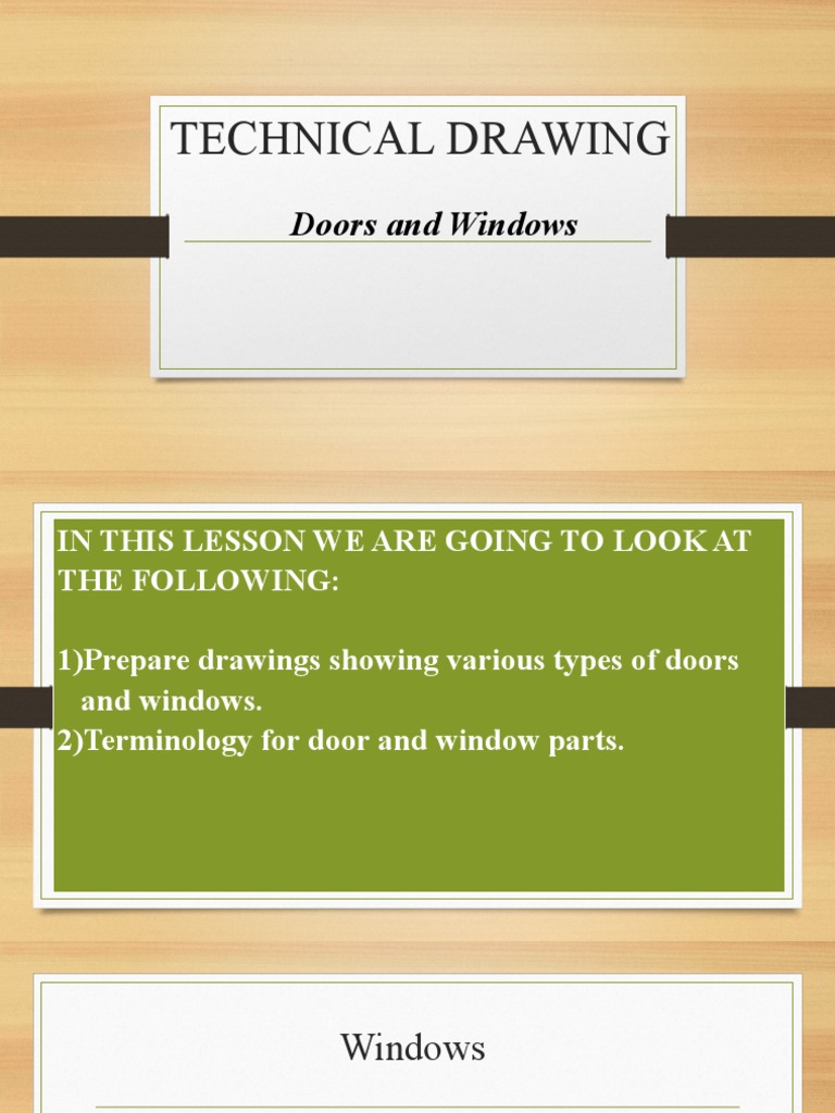 Types of Doors and Windows Explained | PDF | Home & Garden