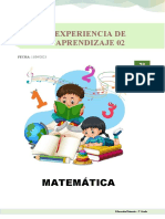 Matemática: Experiencia de Aprendizaje 02