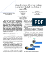 Optimal integration of isolated AC power systems