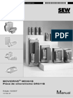 Manual. MOVIDRIVE MDX61B Placa de Sincronismo DRS11B. Edição 10 - BP - PDF Download Grátis