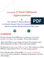Lecture 2) Finite Difference Approximations
