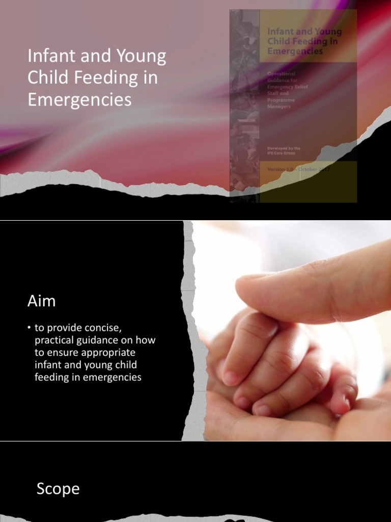 Infant and Young Child Feeding in Emergencies | PDF | Breastfeeding ...