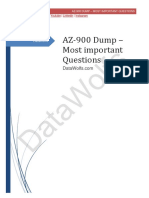 Az-900 Dump - Most Important Questions: Datawolfs